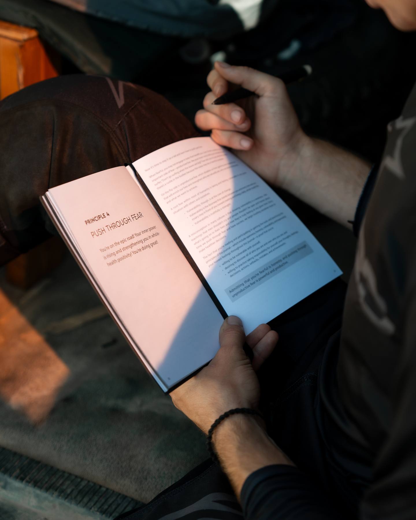 Guided daily pages